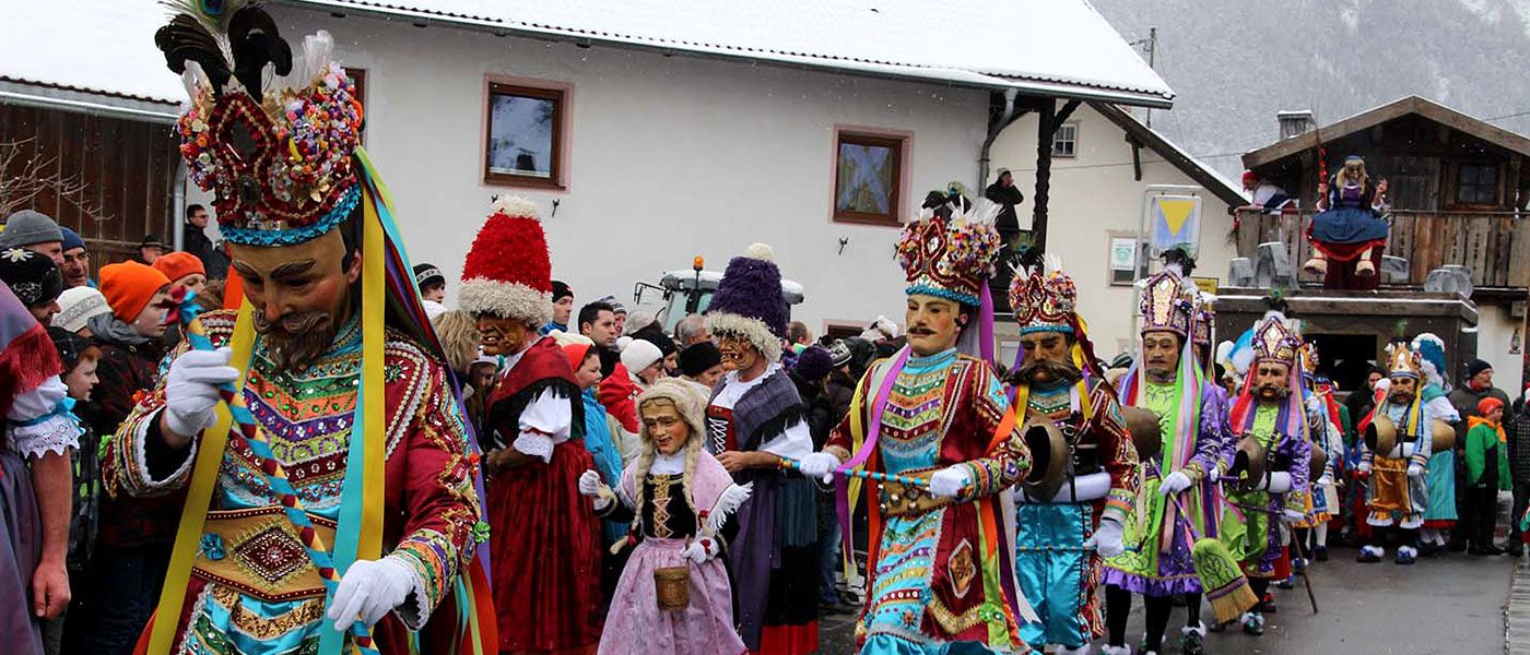 Culture with masks and costumes