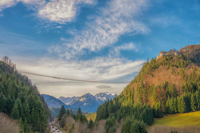 Längste Seilbrücke der Welt