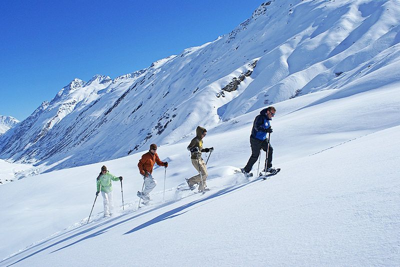 Snowhiking in Nassereith in Tyrol